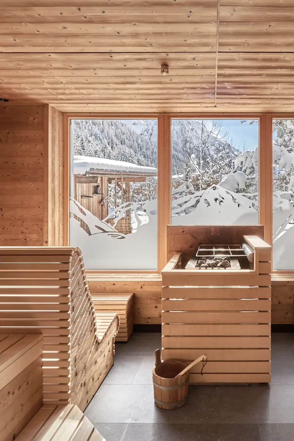 Sauna Biohotel Stillebach Winter